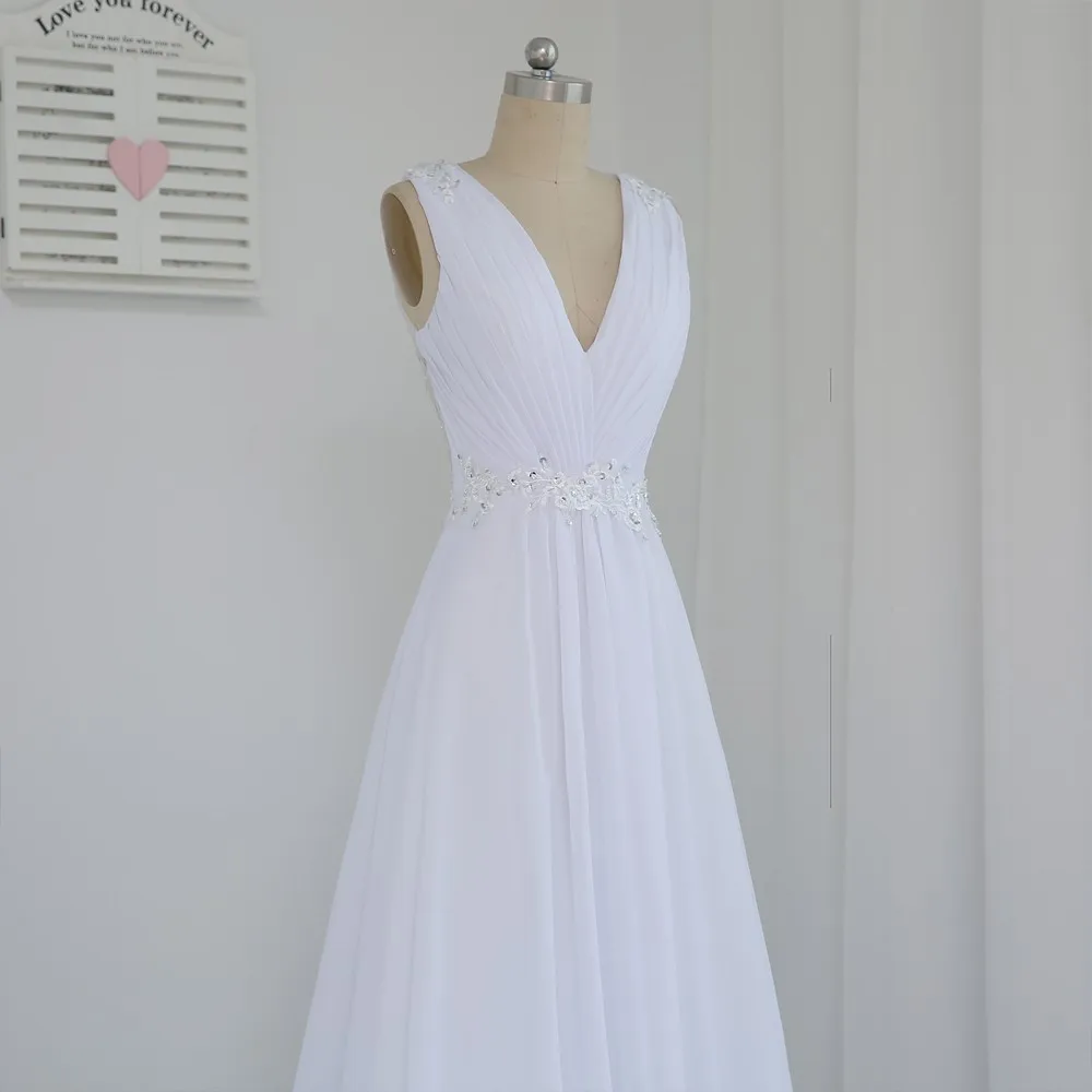 Vestido De Noiva Пляжные Свадебные платья трапециевидной формы Сексуальное нижнее