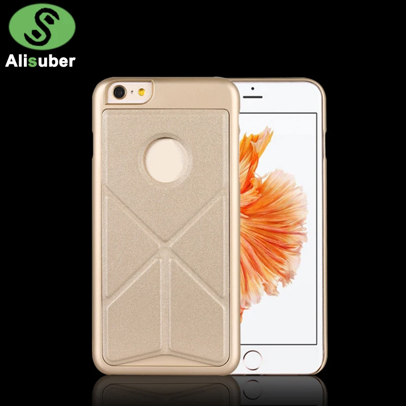 Alisuber Transformer Phone Case For iphone 6 6s Plus Foldable Folding Fold Stand Holder Back Cover Shell Capa |