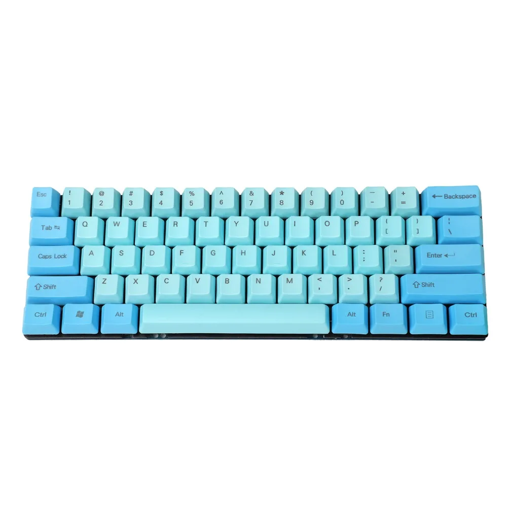 YMDK заказной 61 ANSI набор ключей OEM профиль толстый PBT набор ключей подходит для Cherry MX переключатели Механическая игровая клавиатура