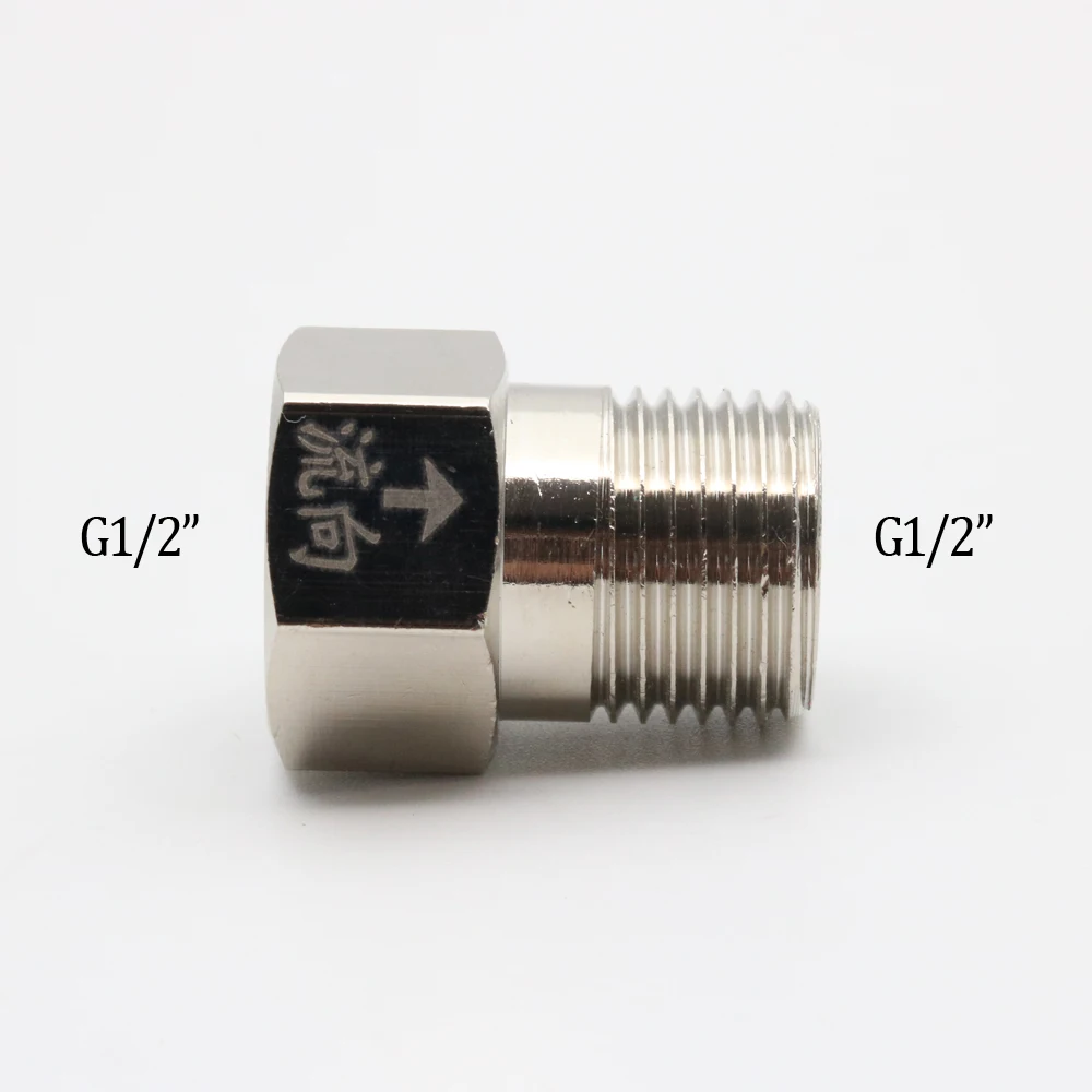 Обратный клапан с резьбой G1/2 "dn15 female to male обратный для туалета и резервуара