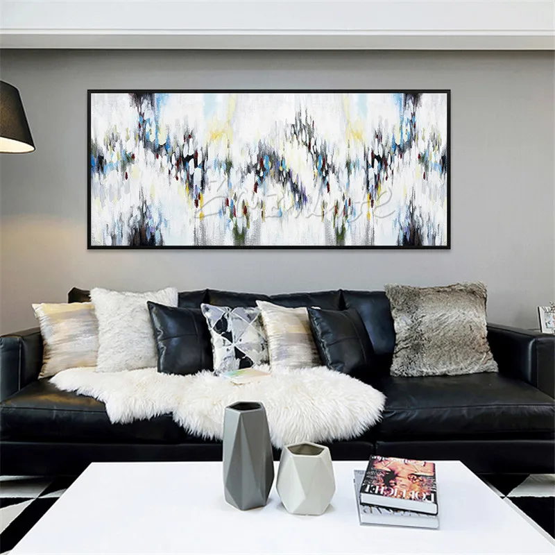 

Canvas oil painting caudros decoracion Nordic style acrylic painting modern abstract Wall art Picture For Living Room Home Decor