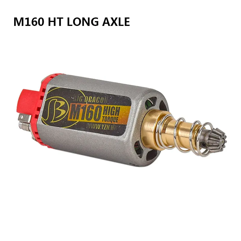 TACTIFANS Big Dragon M120/140/160 высокий крутящий момент/высокая Скорость мотор AEG/отлив мотор длинный/короткий оси для страйкбола M4/MP5 M16 G3 P90 АК