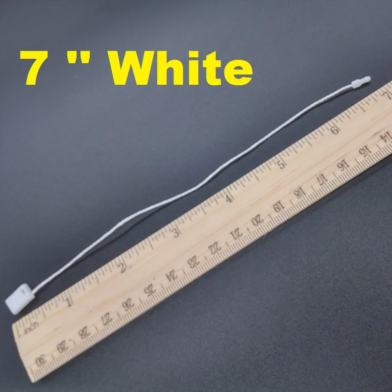 Белый нейлоновый шнур 7 &quotдля одежды 100 шт.