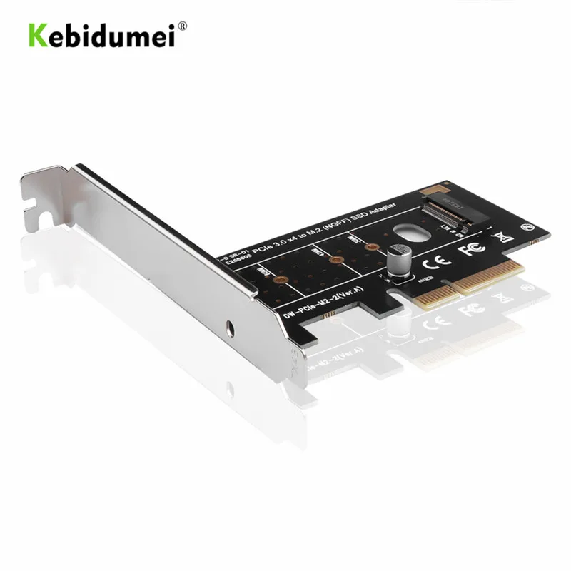Интерфейсная карта kebidumei M.2 NVMe SSD NGFF к адаптеру PCIE X4 M ключ поддержка PCI Express 3 0x4 2230 2280
