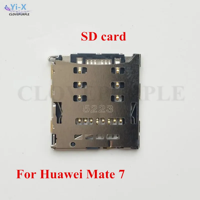 1 шт. sd-карта гнездо держатель Слот адаптер запасные части для Huawei Mate 7 Mate7 |