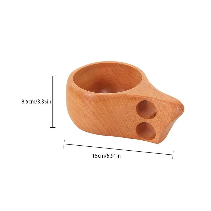 

Natural Wood Grain Teacup Elm Hand-make Coffee Cup Wooden Drinking Cup Crafts home Decoration Gifts