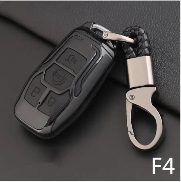Автомобильный Стайлинг автомобильный чехол для ключей Чехол Ford Fusion Mondeo Mustang aurus