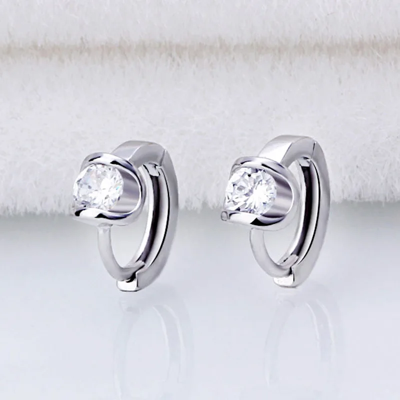 

Серьги женские из серебра 925 пробы с фианитами AAA