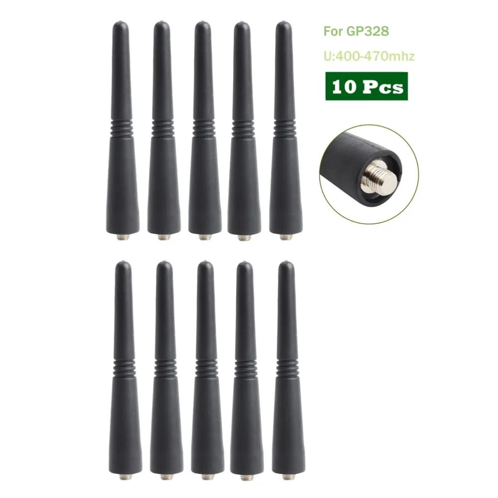 Короткая антенна YIDATON 10 X UHF для Motorola Radio HT1250 GP300 CP200 GP328 EP450 PR400|antenna for radio|motorola