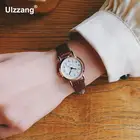 Роскошные женские кварцевые часы, черные, красные, коричневые, простые, маленькие, круглые, с циферблатом, классические, женские, кварцевые часы, Relojes Mujer 2018