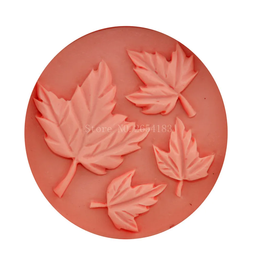 Форма для силиконовая форма лист сделай сам из клена осенняя помадки 3D кекса