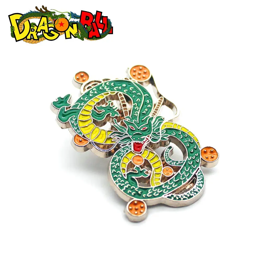 FINETOYS аниме Dragon Ball Z Shenron символ металлический значок брошь булавка нагрудная