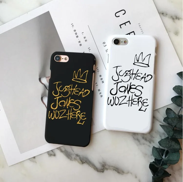 Жесткий чехол для телефона с американским ТВ ривердейлом Jughead Fundas iPhone 7 XR XS Max 6 S Plus