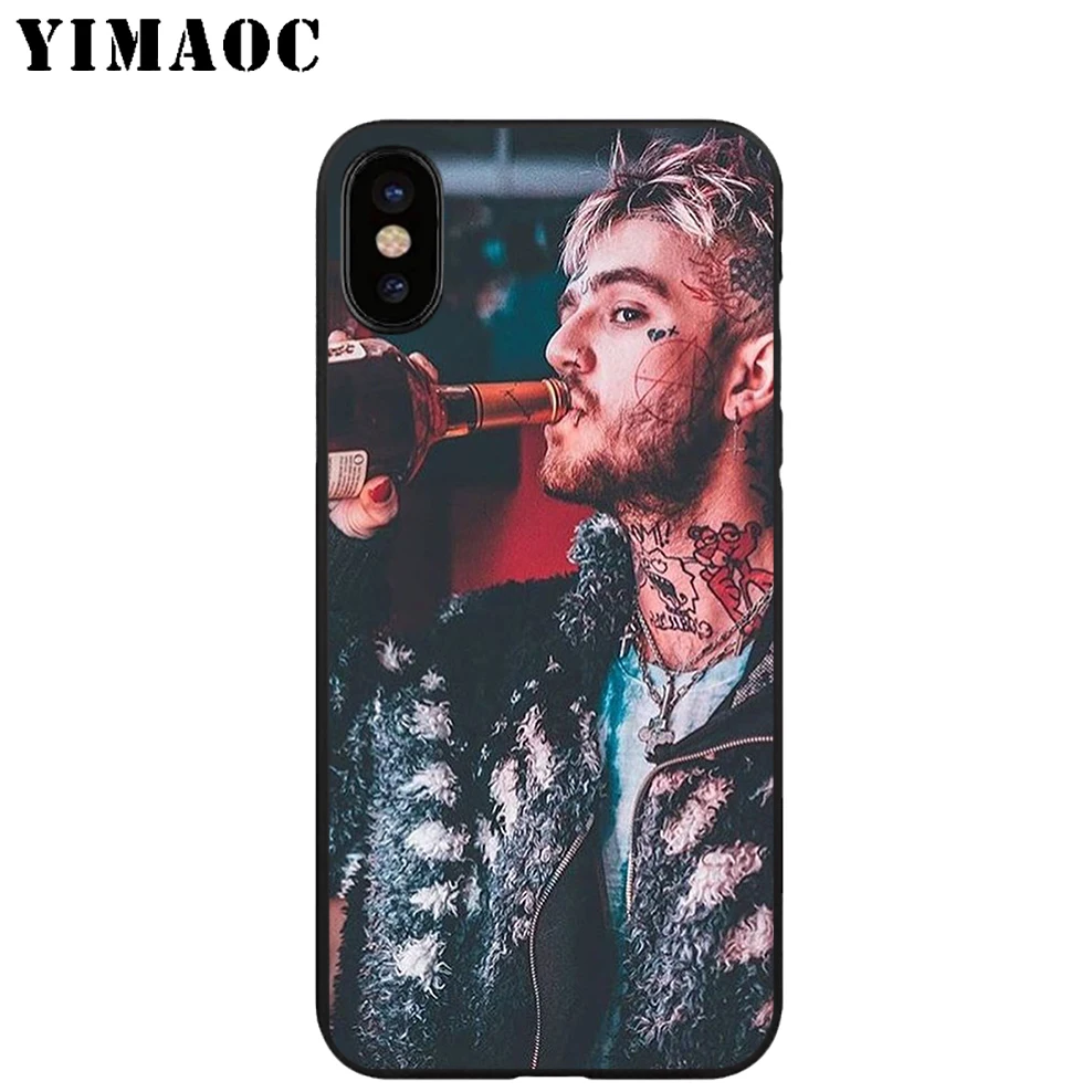YIMAOC Lil открытый Мягкий ТПУ Черный силиконовый чехол для iPhone X или 10 8 7 6 6S Plus 5 5S SE Xr Xs