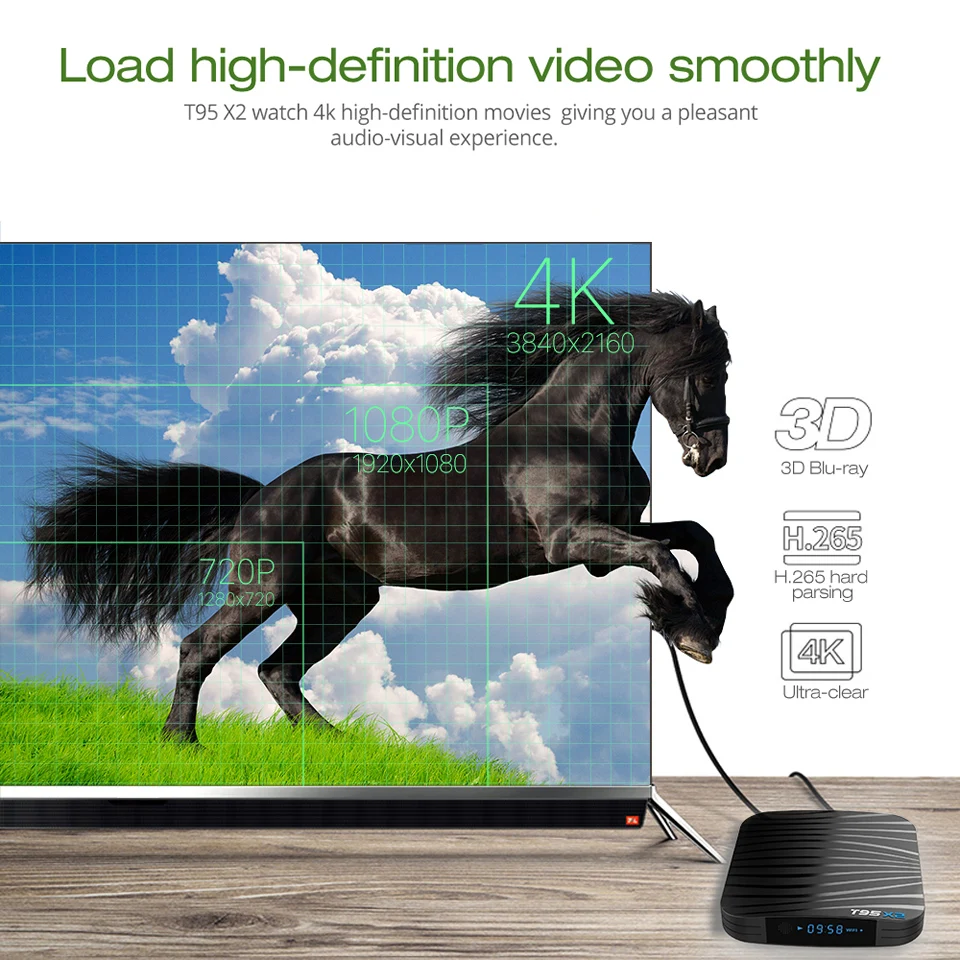 T95X2 QHD tv Франция IP tv подписка Smart tv Box Android 8,1 2 Гб 16 Гб с IP tv Morocco французский бельгийский арабский Vod