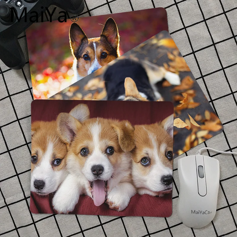 

Maiya Top Quality Corgi dog Animal Anti-Slip Durable Silicone Computermats Top Selling Wholesale Gaming Pad mouse
