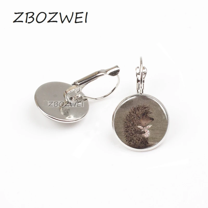ZBOZWEI серьги "Ежик в тумане", длинные мужские серьги ручной работы, модные серьги для женщин и мужчин