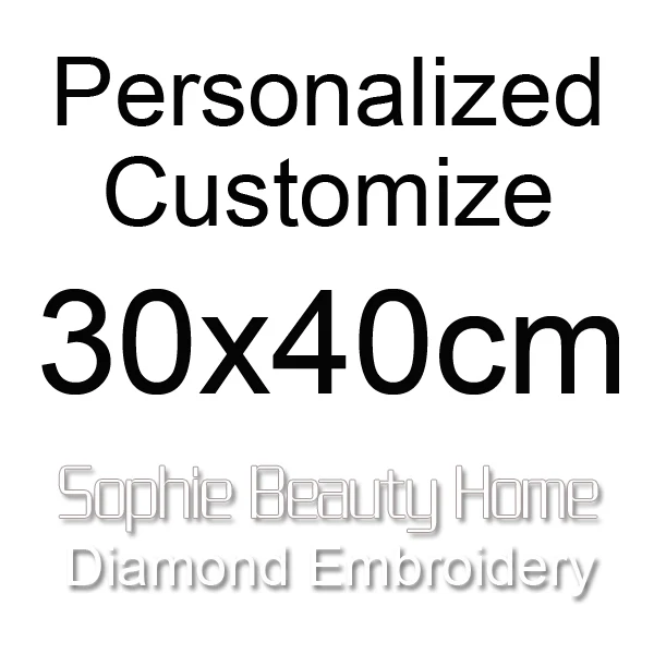 30x40cm Sophie beauty, для дома, индивидуальное изготовление, сделай сам, Алмазная мозаика, вышивка, стразы, рукоделие, картина, Набор для вышивки крестиком - Цвет: 30x40cm