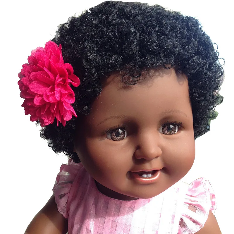 Детская подвижная шарнирная африканская кукла черная лучший подарок игрушка