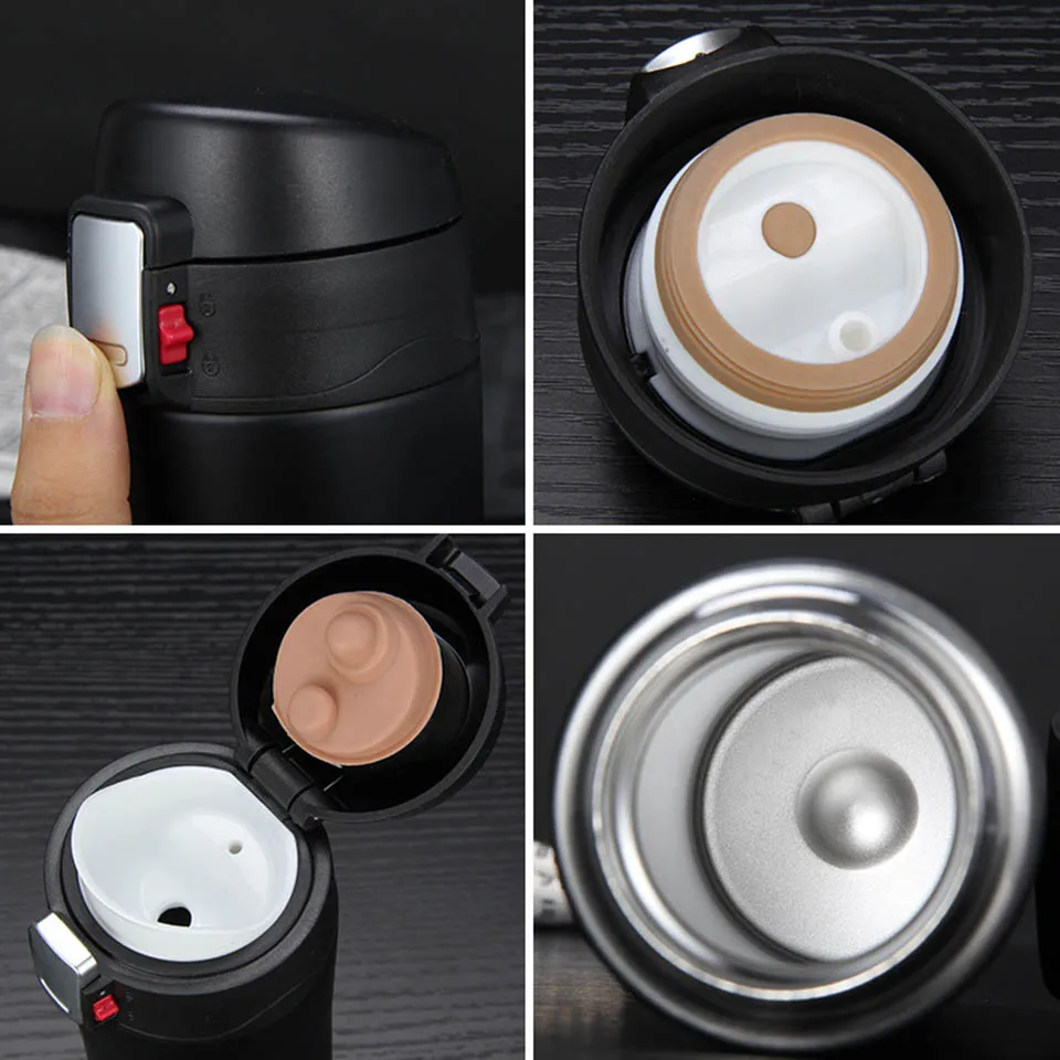 Термос Transhome кружка 450 мл термос для кофе чашка Вакуумная бутылка воды из