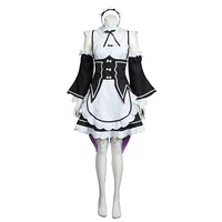3xl anime cosplay costumes re zero kara hajimeru isekai seikatsu ramu ram remu rem maid apron dress women girls outfit uniform