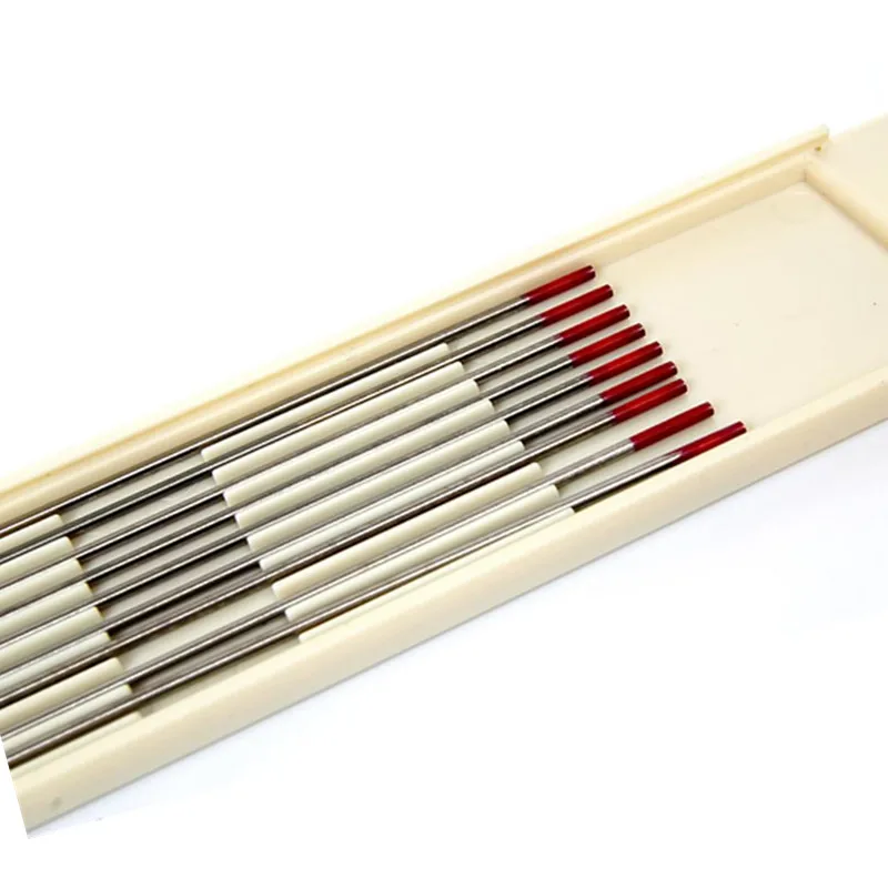 10 шт. вольфрамовый электрод для сварки TIG разных размеров 2*150 мм 2% Твердые