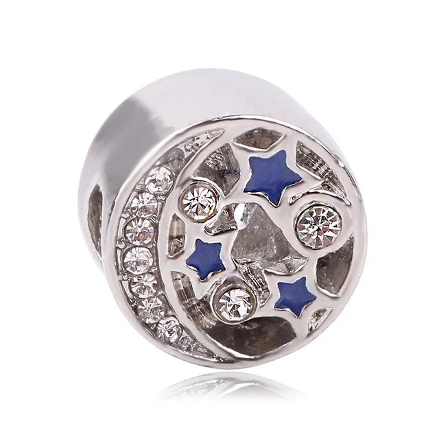 Dodocharms бисер Подходит Pandora прекрасный подарок для девочки Микки серебряный цвет четырехлистный клевер кулон подарок мишка