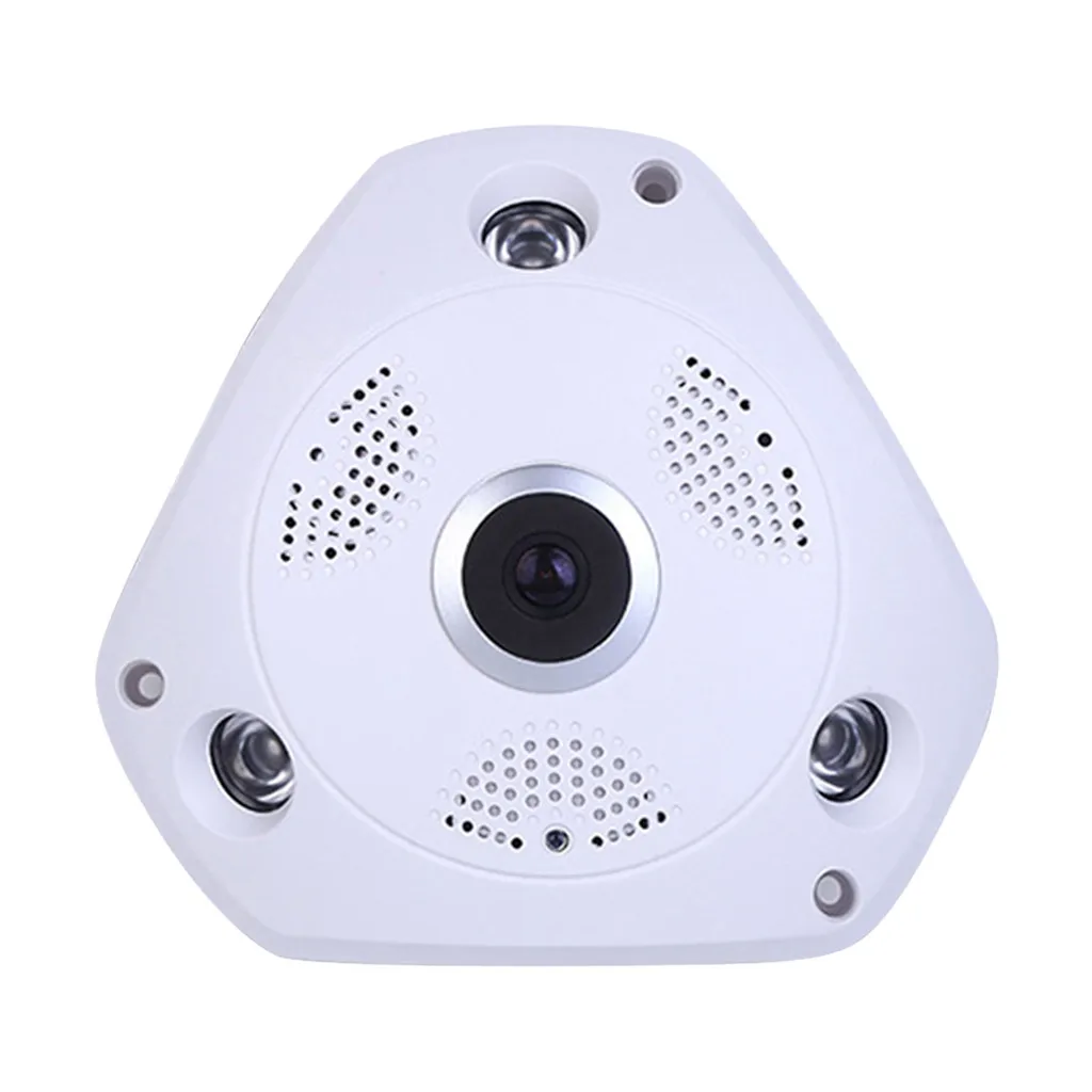 360 градусов панорамная камера 960P Скрытая ИК лампочка Wifi рыбий глаз CCTV охранный