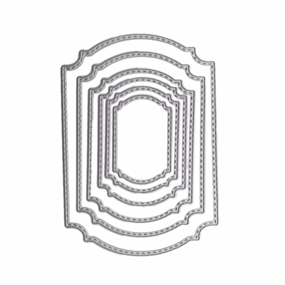 Adv one METAL Cut 6pc Frame 120*73 мм режущие штампы конверт для скрапбукинга бумага ремесло