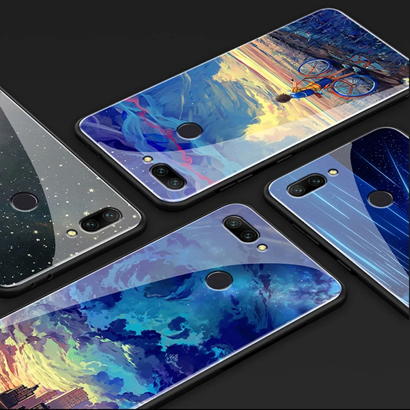 Новый оригинальный для Xiaomi Mi 8 Lite мобильный чехол телефона закаленное стекло