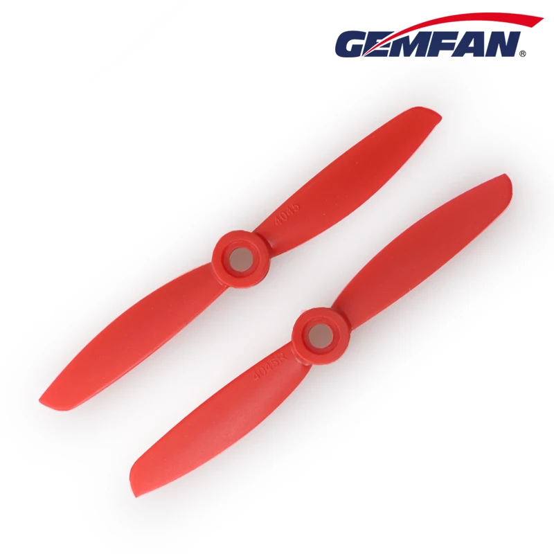 Пропеллеры Gemfan из стекловолоконного нейлона диаметром 4 дюйма с направлением вращения по часовой и против стрелки для квадрокоптеров