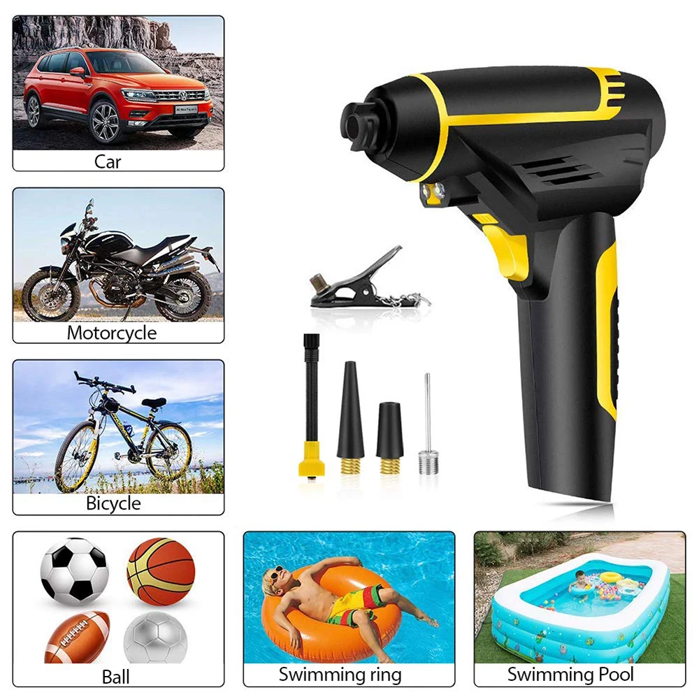 

Digital Smart Air Pump Portable Handheld Car Tire Inflator Pump Electric Air Compressor Repair Tool