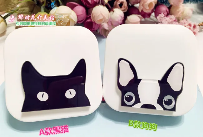 LIUSVENTINA DIY акриловый милый портативный чехол для контактных линз очков и цветных |