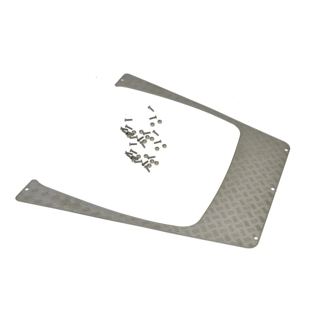Противоскользящая пластина из нержавеющей стали RC впускная решетка для 1:10 Crawler