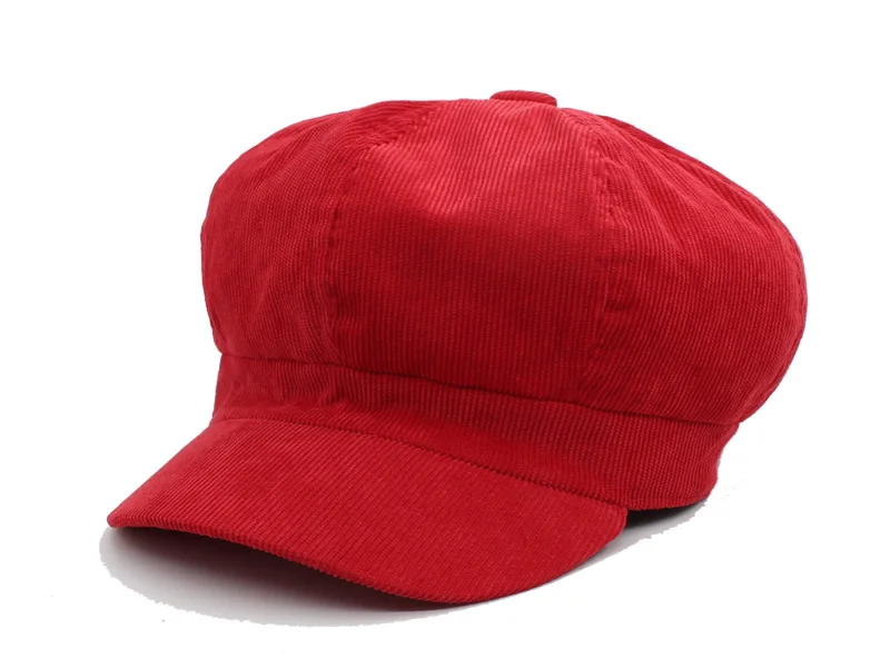 YOUBOME женские Восьмиугольные шляпы для женщин берет Мода Gorras Planas Вельветовая Кепка Snapback s Женская Кепка От Солнца восьмиугольная кепка