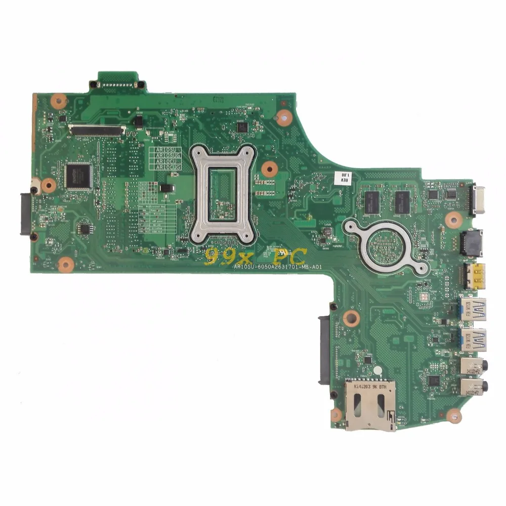 LAOKE для Toshiba Satellite L70 B Материнская плата ноутбука W/I3 4005U Процессор W/GPU V000359080 AR10SU 6050A2631701 MB A01 DDR3 Тесты