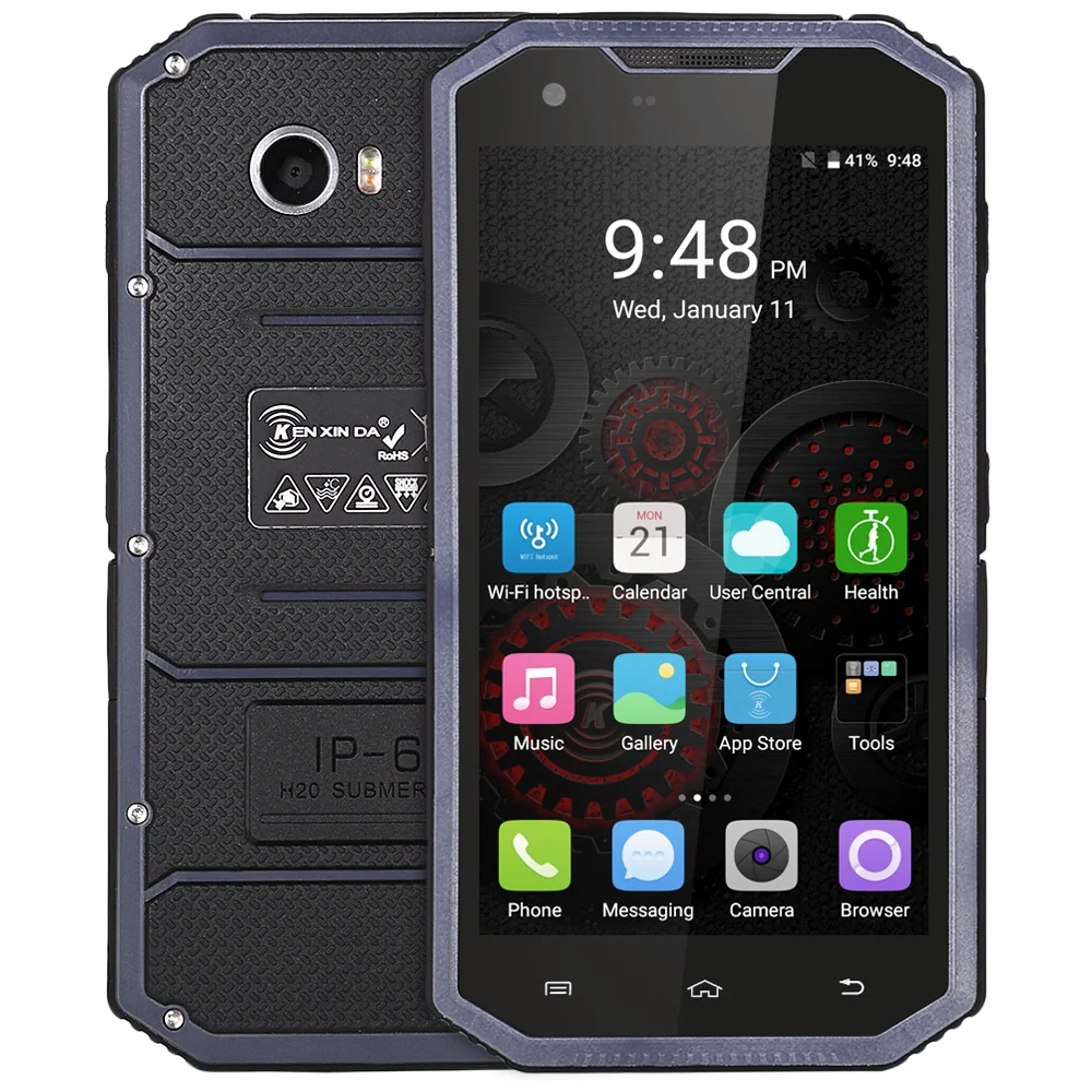 KENXINDA W7 5 0 ''IP68 Водонепроницаемый 4 г смартфон MTK6735 ядра 1 ГБ + 16 Corning Gorilla Стекло