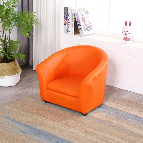 Orange Sofa Детский диван детский мини-ленивый диван стул одиночный прекрасный стул для девочки, детский диван для детского сада - Цвет: Orange Sofa