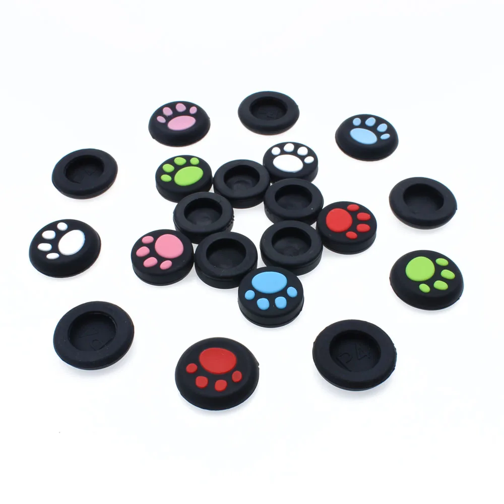 2 шт. силиконовые аналоговые колпачки для пальцев переключателей ручки кошачья