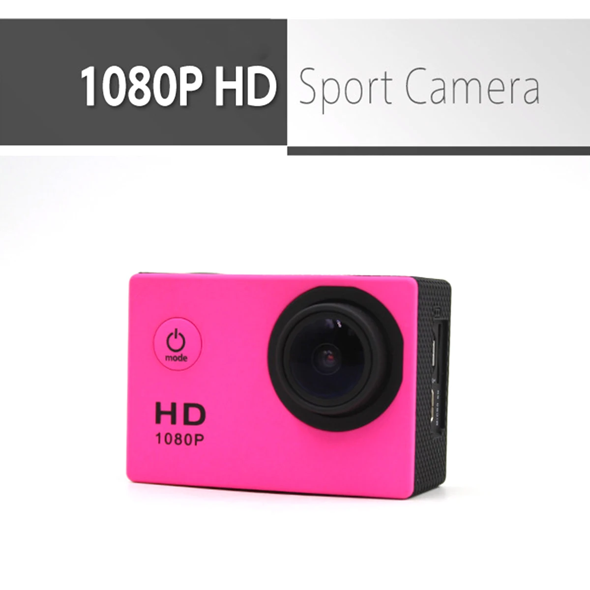 1080P full HD наружная мини-камера для занятий спортом Водонепроницаемая цифровая видеокамера цветной водонепроницаемый шлем видеонаблюдение