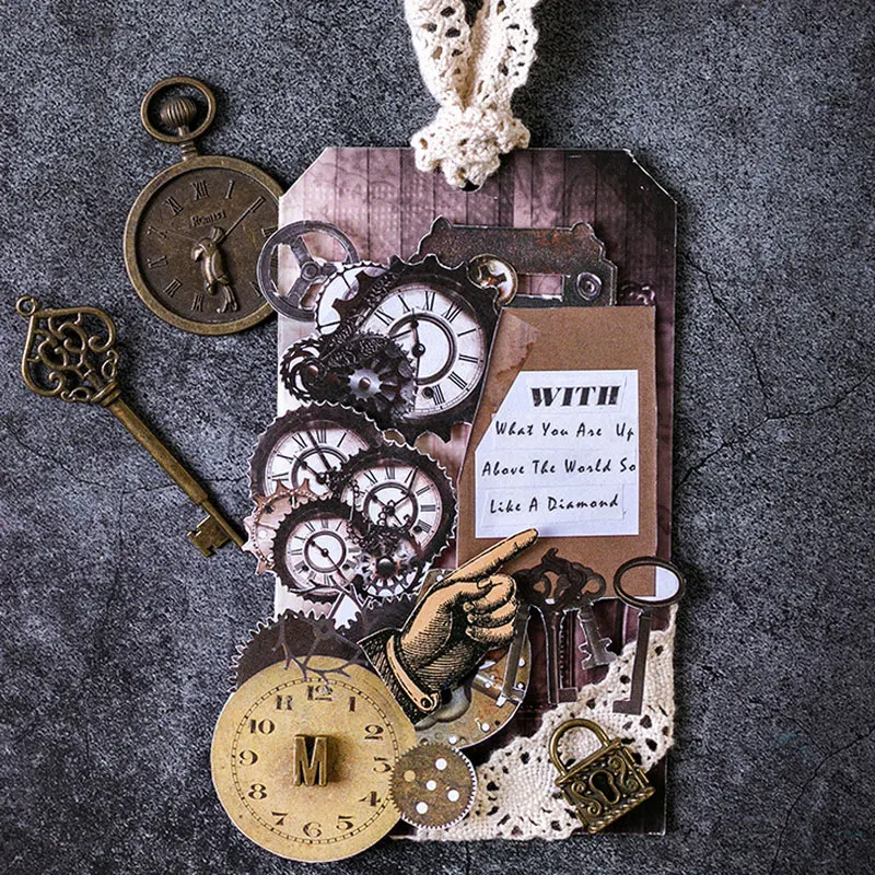 45 шт. винтажная наклейка для продуктового магазина детская бумажная ручная