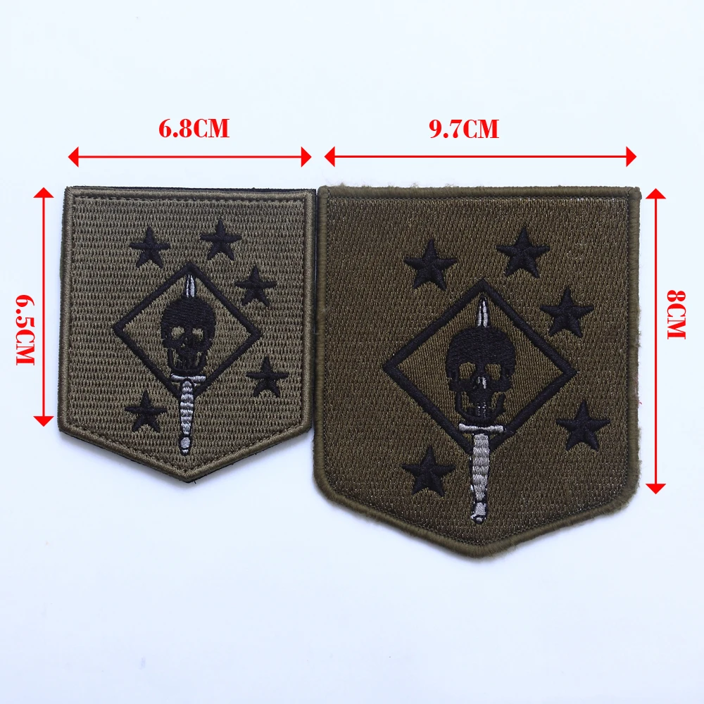 Набор TSNK MARSOC/ODA для любителей милитари с вышивкой маленький размер|Военный| |