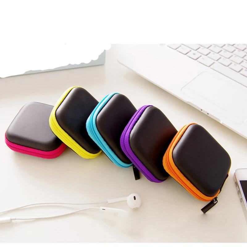 Сумка для хранения наушников на молнии, Защитный Контейнер для USB-кабелей, органайзер для путешествий, зарядное устройство, чехол для монет, ... (art.: 7a57d727f) - 7a57d727f