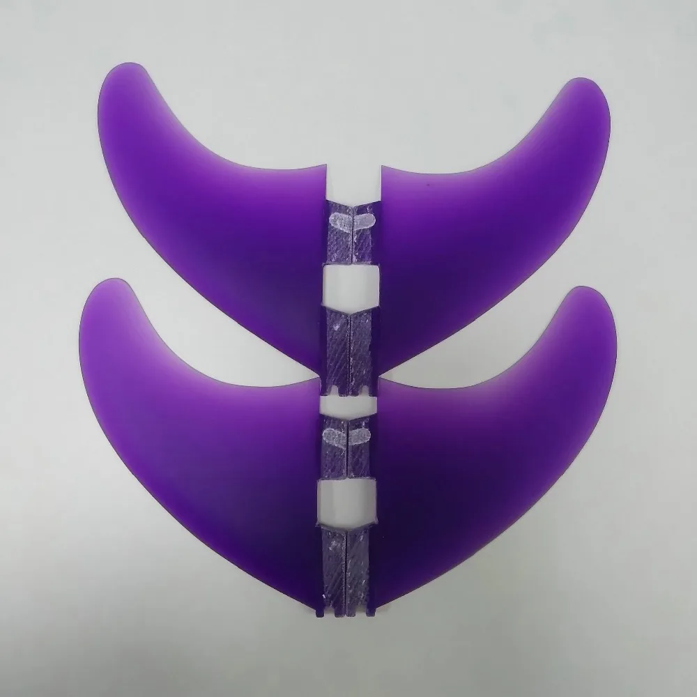 

New design Twin Tab II Quad fin set full fiberglass double tabs 2 surfboard fins fiberglass twin tabs ii Quad fins G5+G3