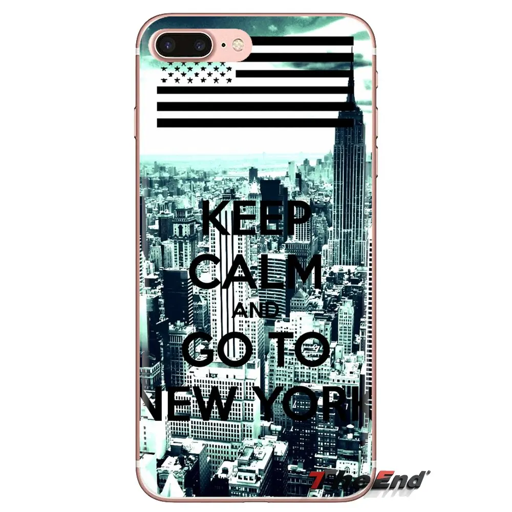 Остаться спокойным и отправиться в Нью-Йорк, Нью-Йорк для LG G3 G4 Mini G5 G6 G7 Q6 Q7 Q8 Q9 V10 V20 V30 X Power 2 3 K10 K4 K8 2017 Мобильный телефонный чехол.