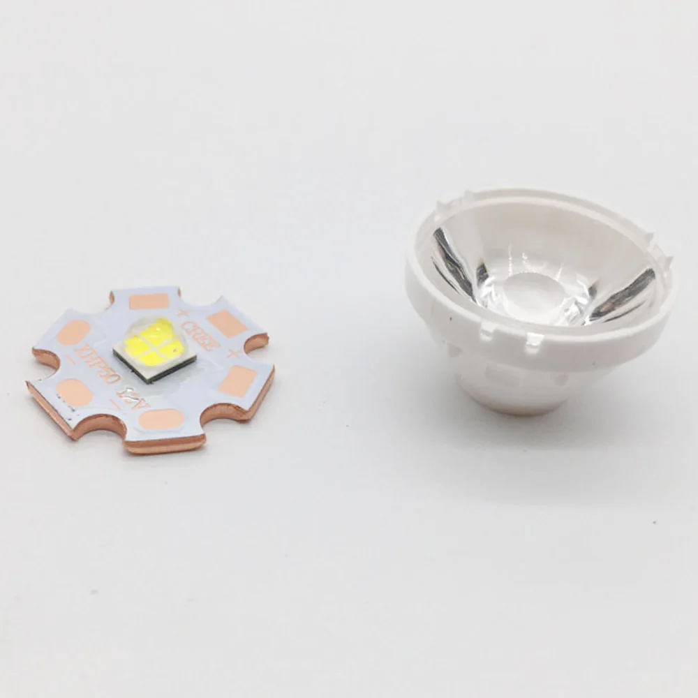 1 шт. CREE XML светодиодный XML2 XHP50 LED Lens 21 мм белый держатель 10/25/45/60 градусов