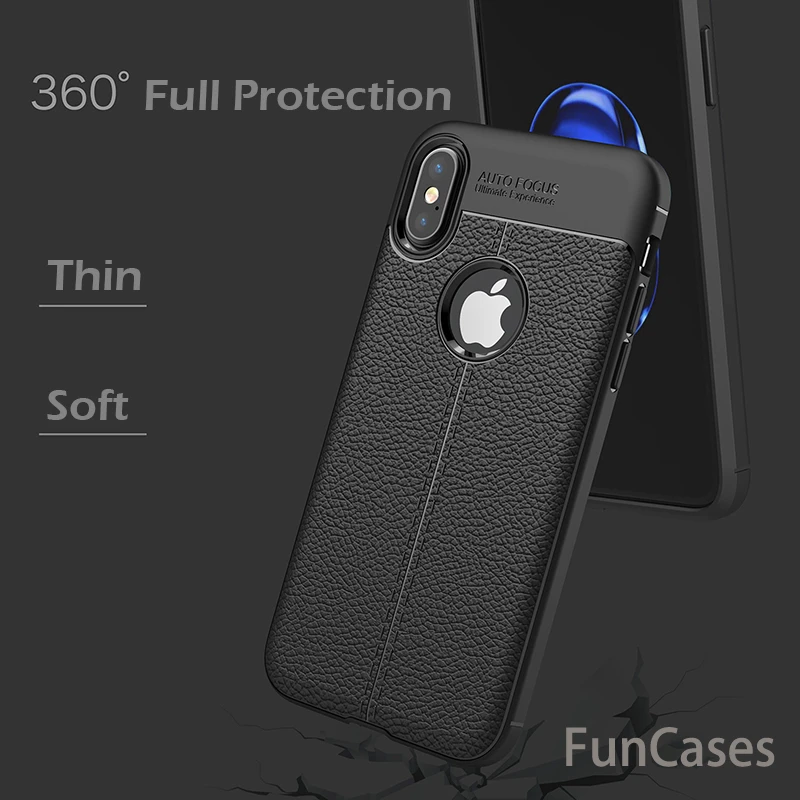 Для iPhone X Case 5 8 дюймов роскошный Ультратонкий Мягкий ТПУ кожаный дизайнерский