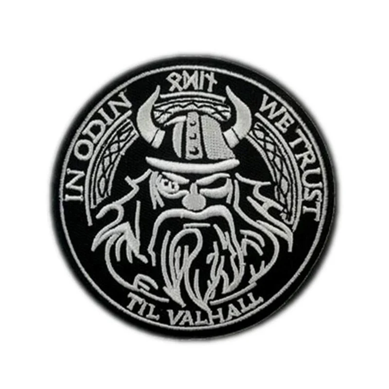 Империя тактика Vking символ викингов пиратский Мораль глава Вышивка Чехол для