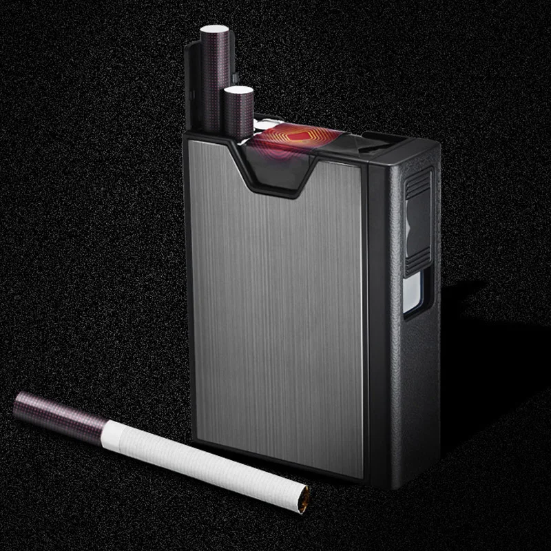 (20 палочек) металлический чехол для электронной сигареты USB с зарядкой