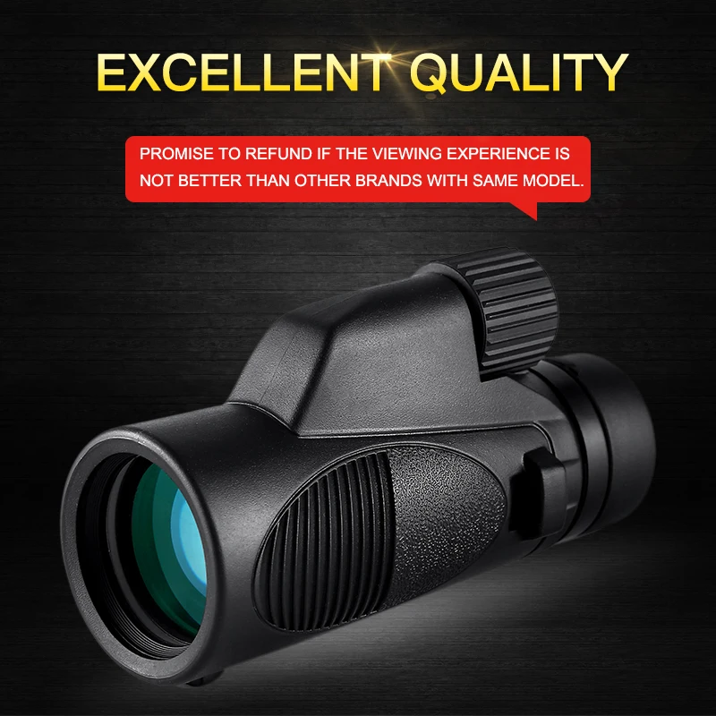Монокулярный телескоп Bak4 Prism Optics уличный водонепроницаемый Монокуляр 10 х42 для